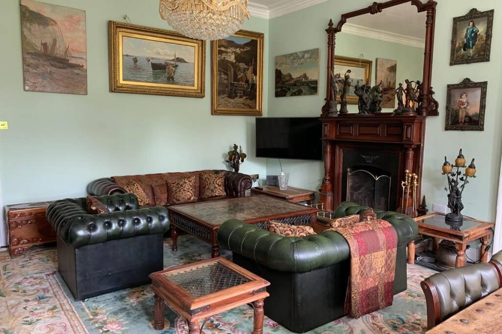 Luxurious Apartment In Historic Mansion - Sleeps 7 Ladock Esterno foto